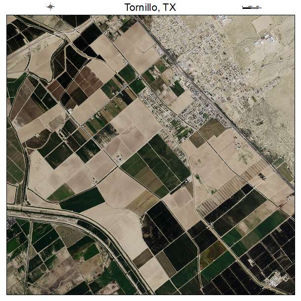 Tornillo, TX air photo map