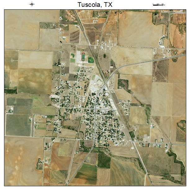 Tuscola, TX air photo map