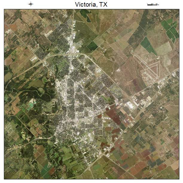 Victoria, TX air photo map