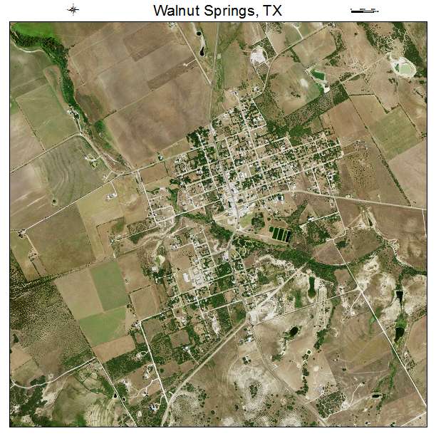 Walnut Springs, TX air photo map