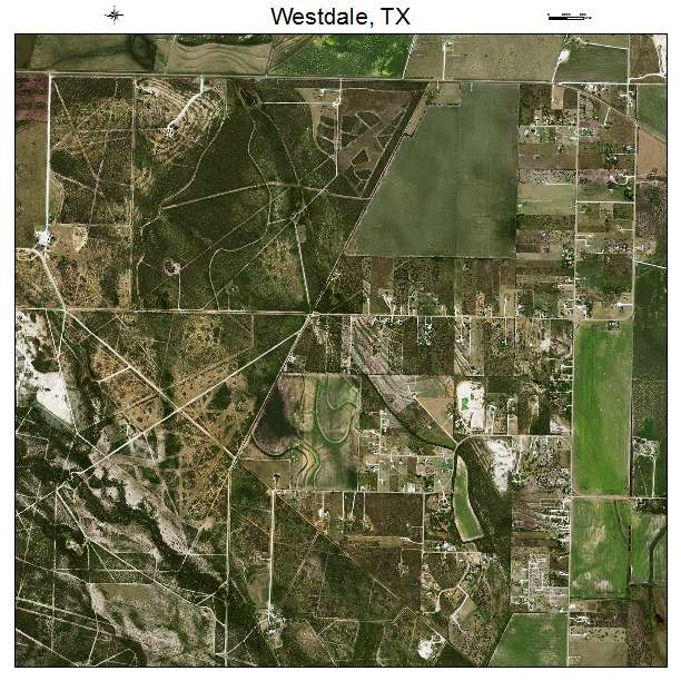 Westdale, TX air photo map