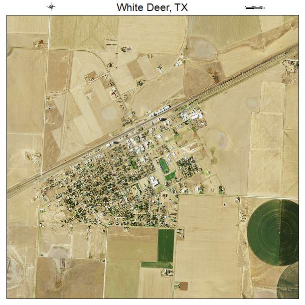 White Deer, TX air photo map