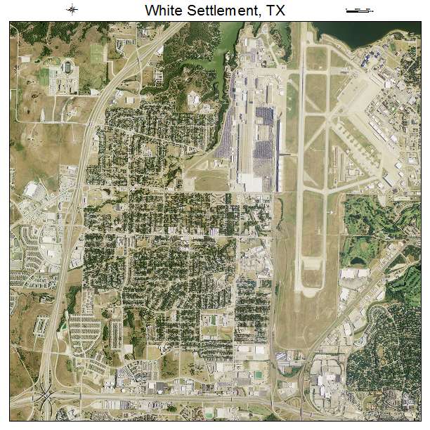 White Settlement, TX air photo map