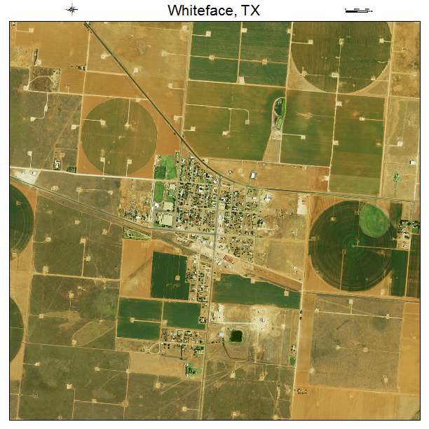 Whiteface, TX air photo map