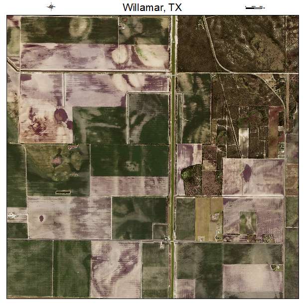 Willamar, TX air photo map