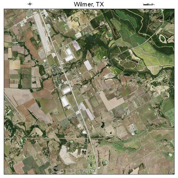 Wilmer, TX air photo map