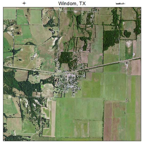 Windom, TX air photo map