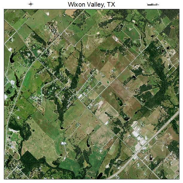 Wixon Valley, TX air photo map