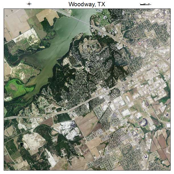 Woodway, TX air photo map