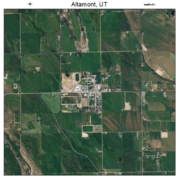 Altamont, UT air photo map