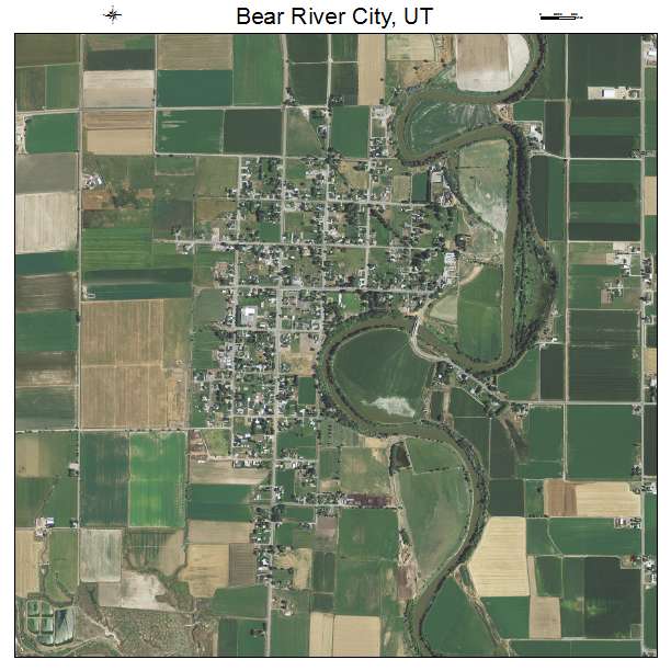 Bear River City, UT air photo map