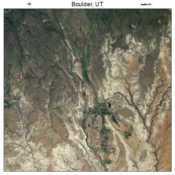 Boulder, UT air photo map