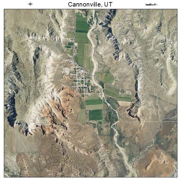Cannonville, UT air photo map