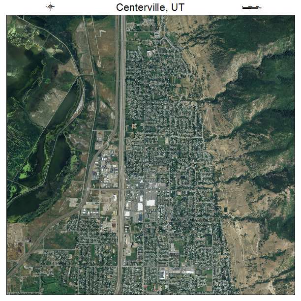 Centerville, UT air photo map