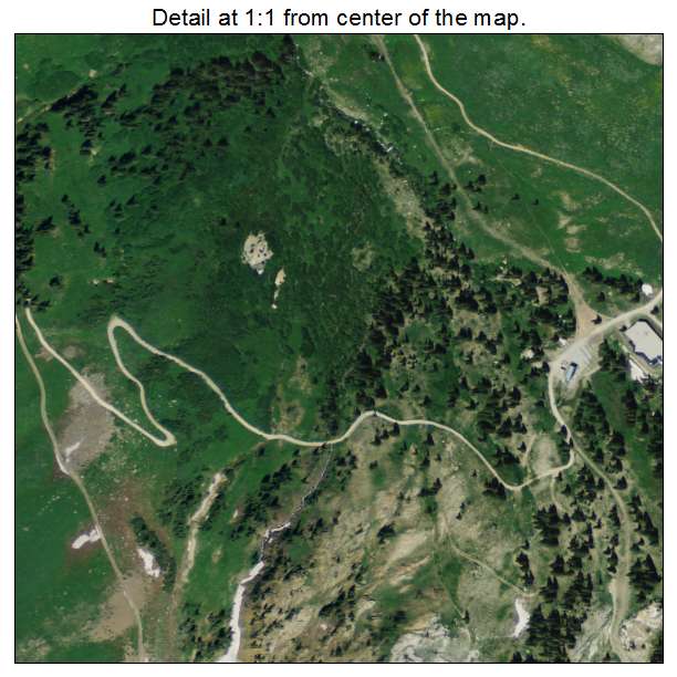 Alta, Utah aerial imagery detail
