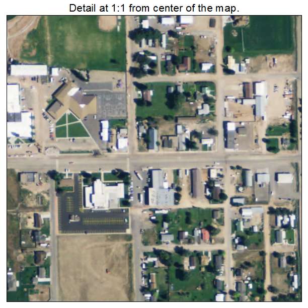 Altamont, Utah aerial imagery detail