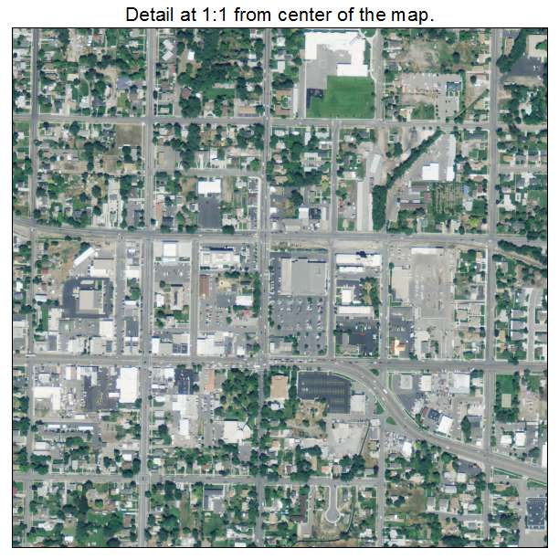 American Fork, Utah aerial imagery detail