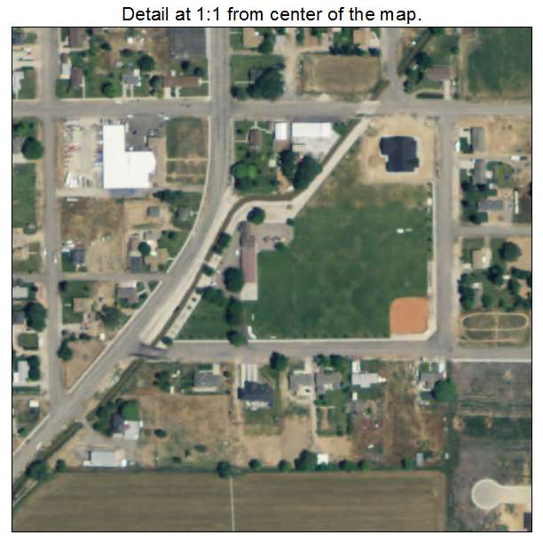 Aurora, Utah aerial imagery detail
