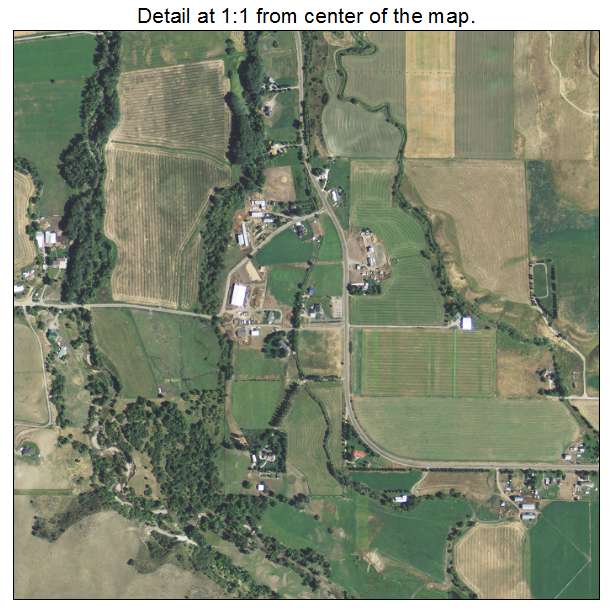 Avon, Utah aerial imagery detail