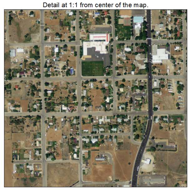 Blanding, Utah aerial imagery detail