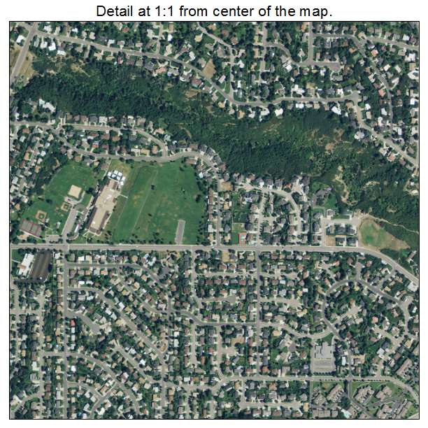 Bountiful, Utah aerial imagery detail