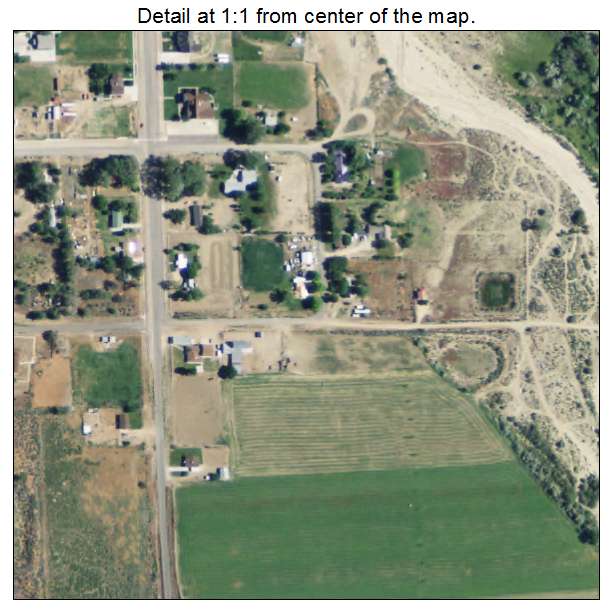 Cannonville, Utah aerial imagery detail