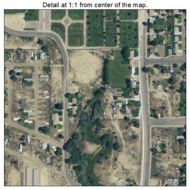 Castle Dale, Utah aerial imagery detail