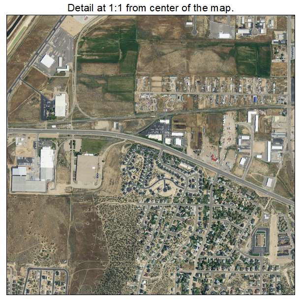 Cedar City, Utah aerial imagery detail
