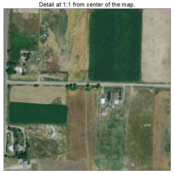 Cedar Fort, Utah aerial imagery detail