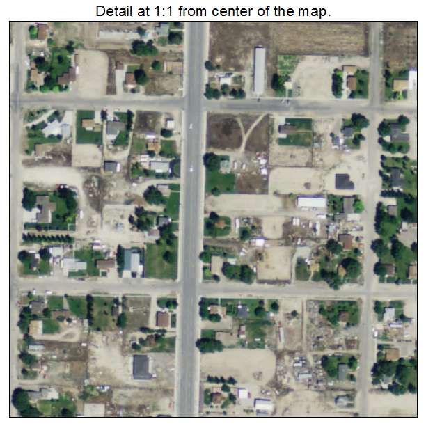 Centerfield, Utah aerial imagery detail