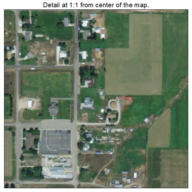 Charleston, Utah aerial imagery detail