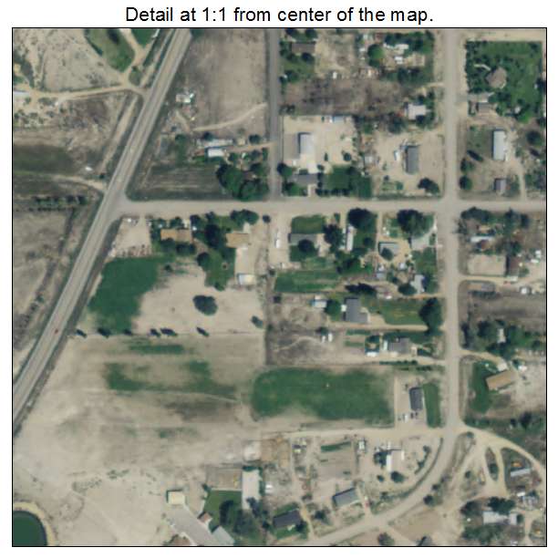 Clawson, Utah aerial imagery detail