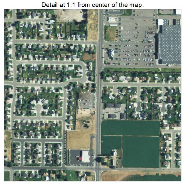Clinton, Utah aerial imagery detail