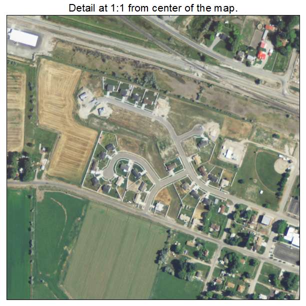 Corinne, Utah aerial imagery detail