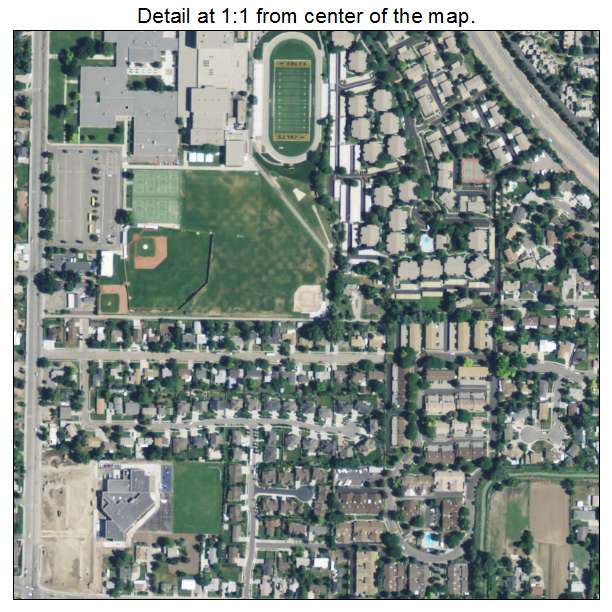 Cottonwood West, Utah aerial imagery detail