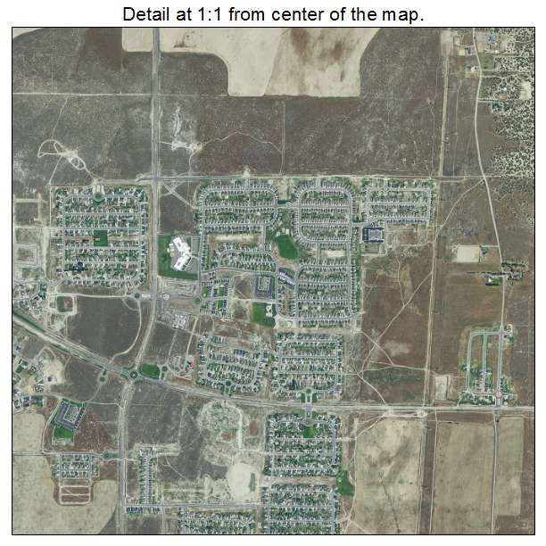 Eagle Mountain, Utah aerial imagery detail