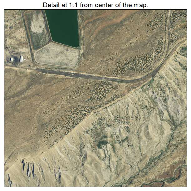 East Carbon, Utah aerial imagery detail