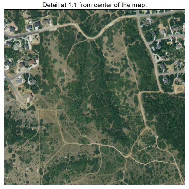 Elk Ridge, Utah aerial imagery detail