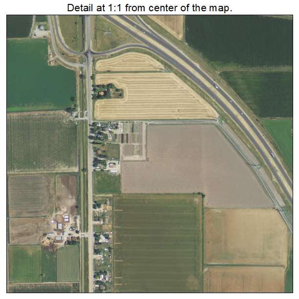 Elwood, Utah aerial imagery detail