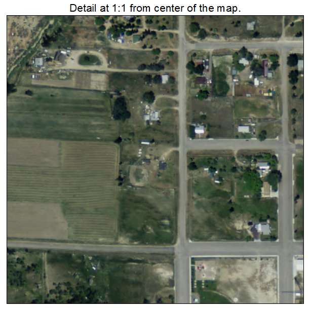 Emery, Utah aerial imagery detail