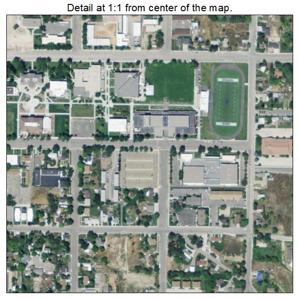 Ephraim, Utah aerial imagery detail