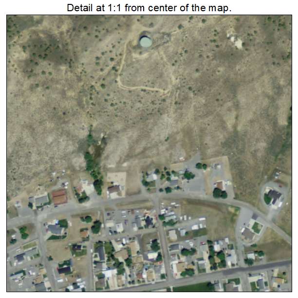 Eureka, Utah aerial imagery detail