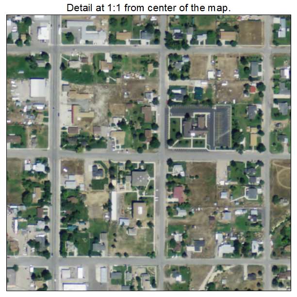 Fairview, Utah aerial imagery detail
