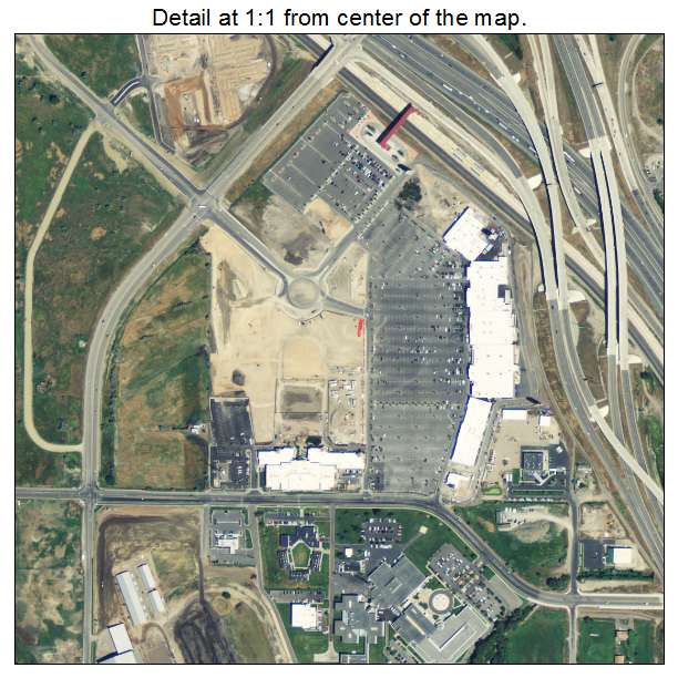Farmington, Utah aerial imagery detail