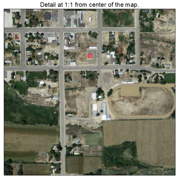 Ferron, Utah aerial imagery detail