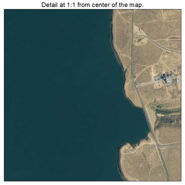 Fort Duchesne, Utah aerial imagery detail