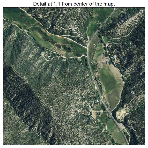 Glendale, Utah aerial imagery detail
