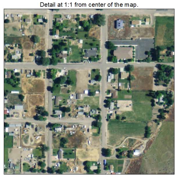 Glenwood, Utah aerial imagery detail