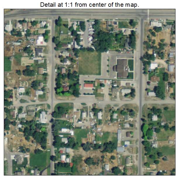 Goshen, Utah aerial imagery detail