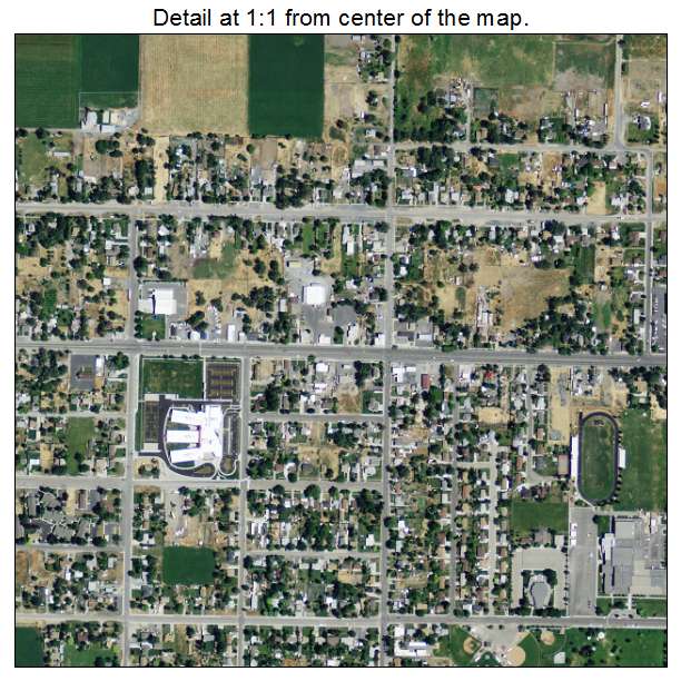 Grantsville, Utah aerial imagery detail